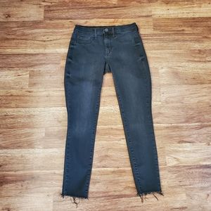 GAP Favorite Jegging Size 26 Faded Black Low Rise Jeans